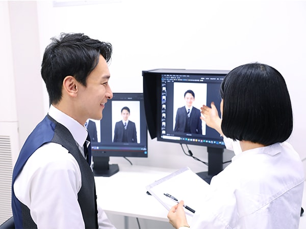 撮影後すぐに仕上がりを確認!