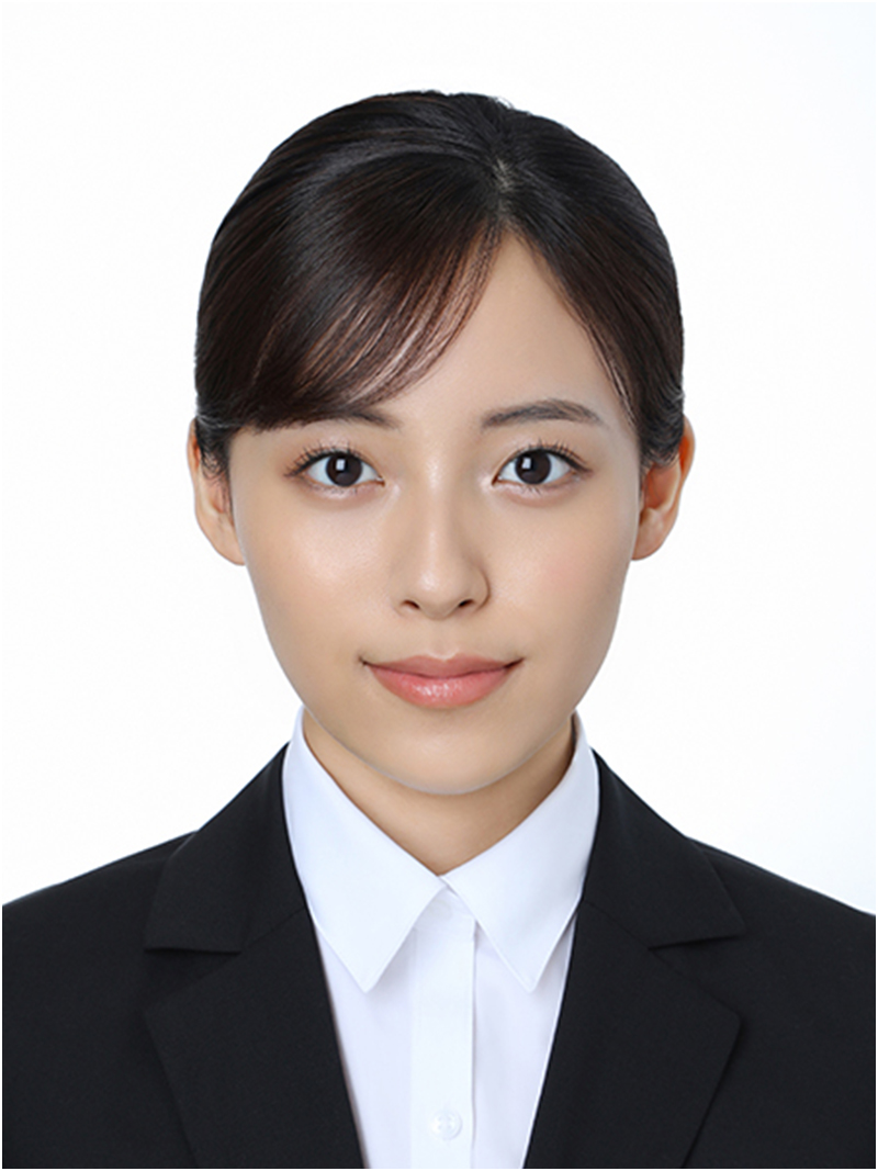 背景色が白の証明写真