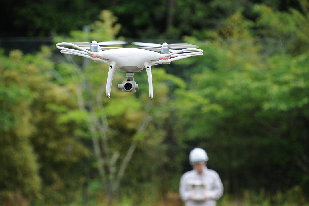 スタジオ728のドローン空撮