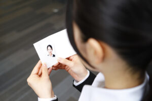 証明写真の仕上がり
