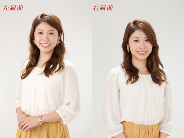 左右向きの撮影