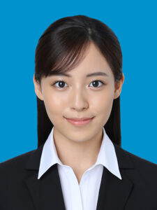 スタジオ728証明写真背景ハーフアップ-青‐