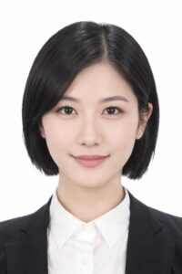 ボブヘアの就活証明写真