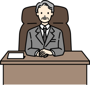 面接官のイラスト