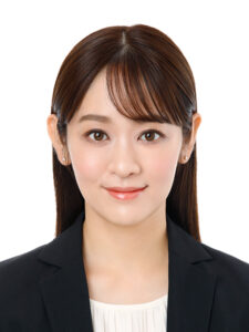 転職証明写真の流し前髪