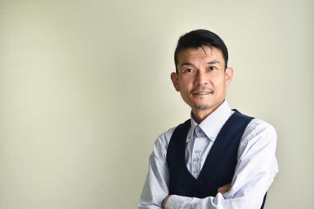 ビジネスマンのプロフィール写真