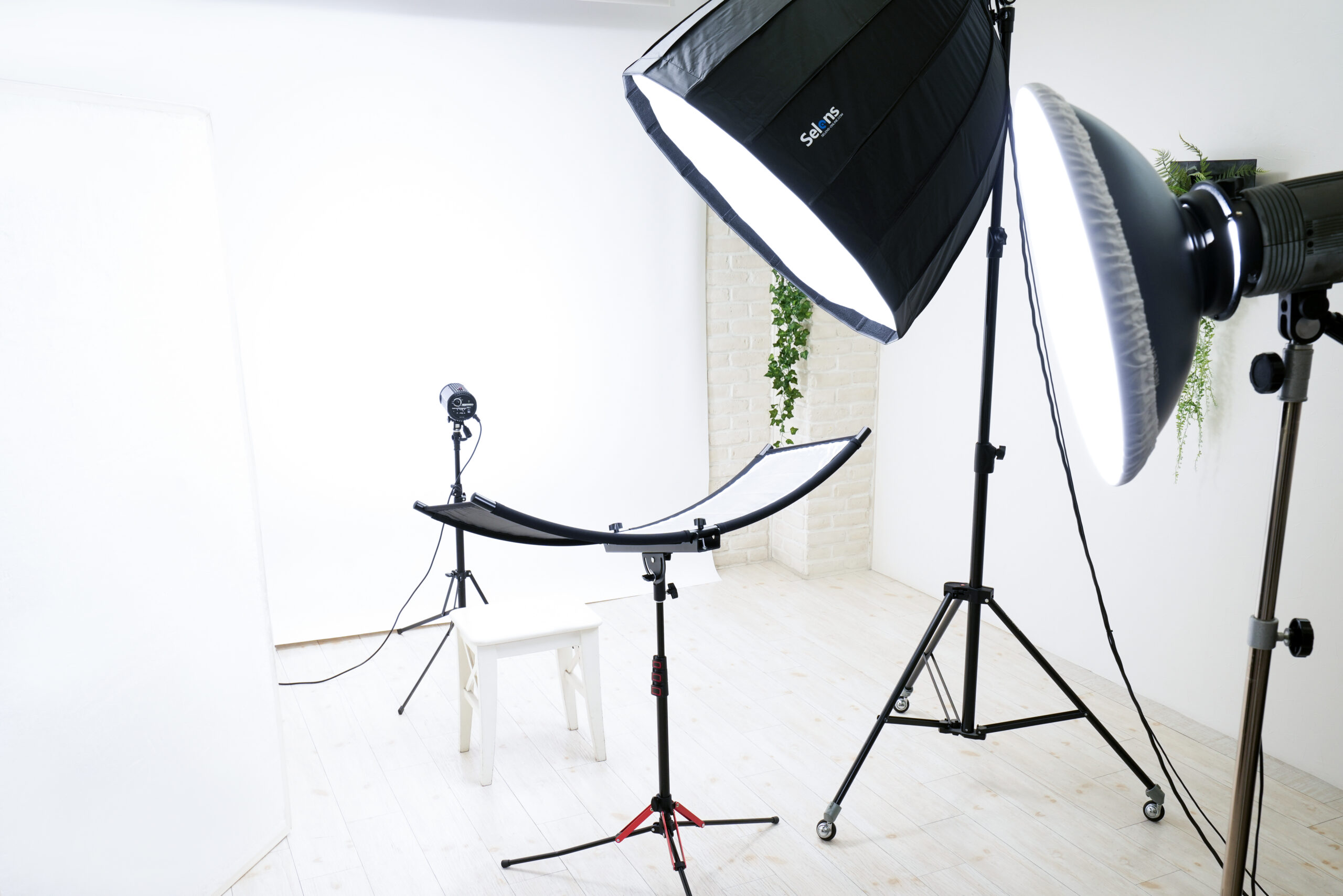 スタジオ728の撮影ブース