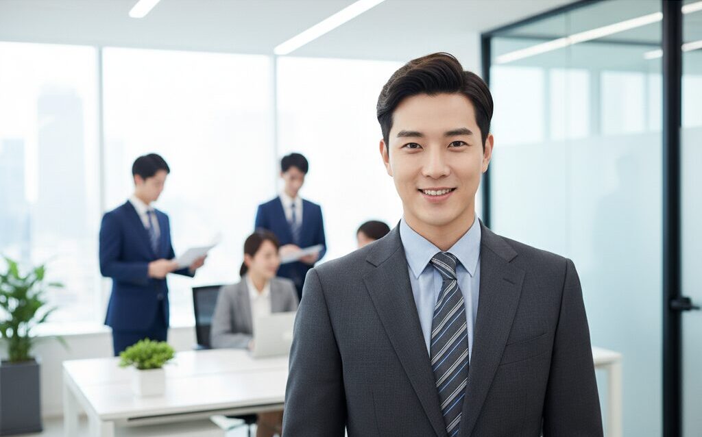 営業マンの髪型