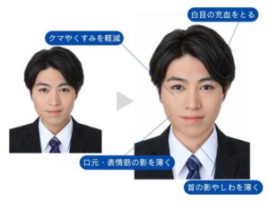 ビフォーアフター・レタッチ詳細