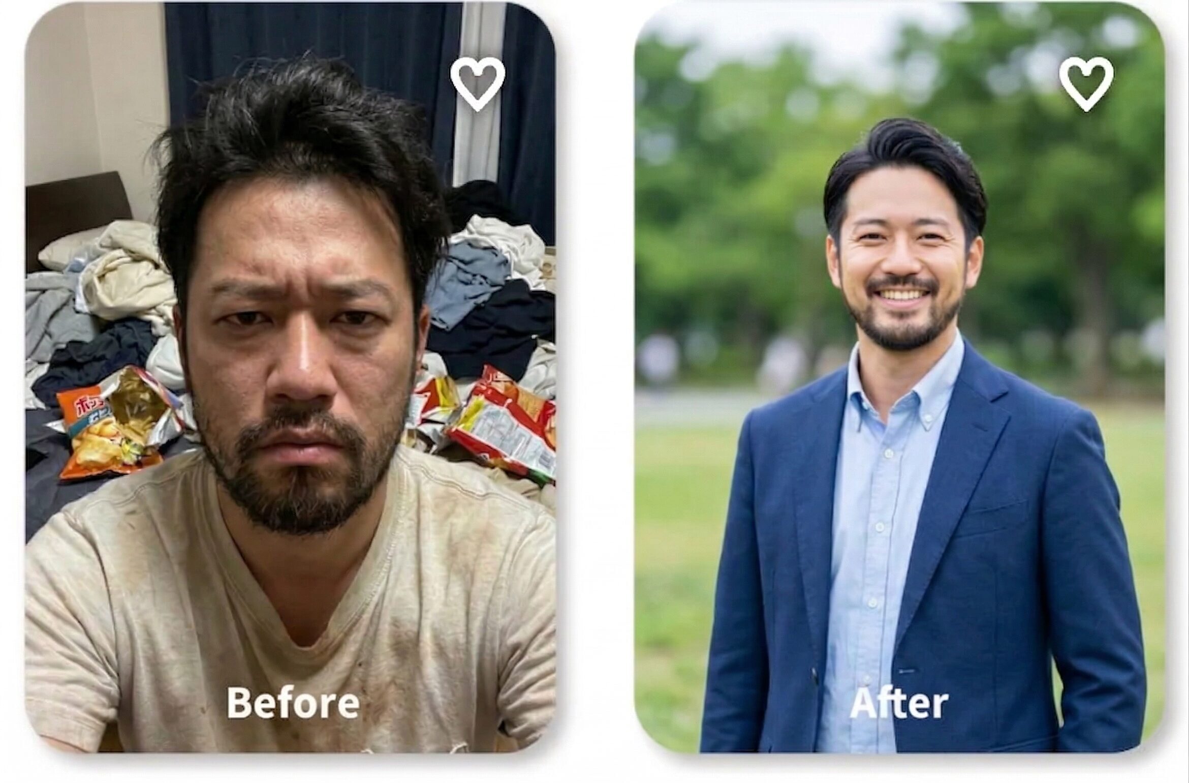 マッチングアプリのプロフィール写真