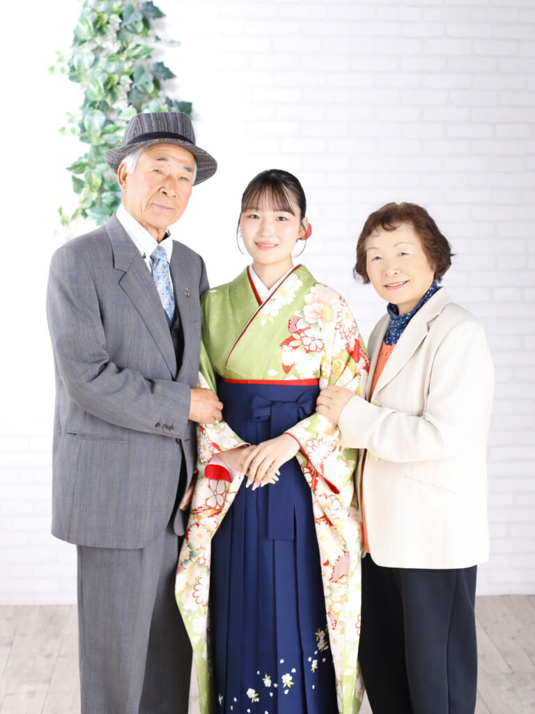 和装卒業写真