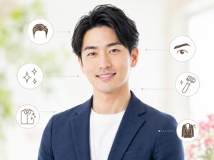 清潔感のある男性の婚活プロフィール写真