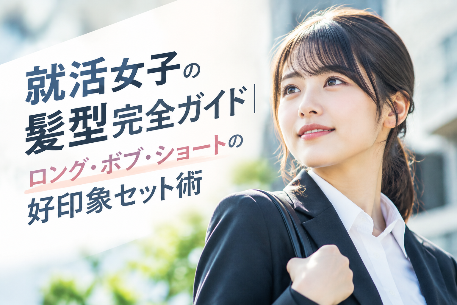 就活女子の髪型完全ガイド｜ロング・ボブ・ショートの好印象セット術
